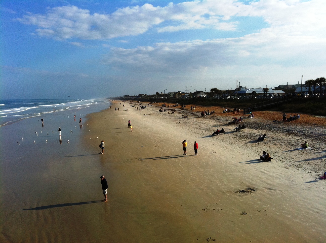 Flagler Beach looking south from the pier